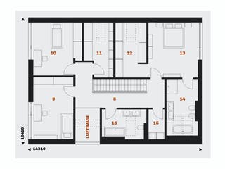 Fertighaus Vision 227 von Danwood - VISION by Danwood Schlüsselfertig ab 808100€, Satteldach-Klassiker Grundriss 2