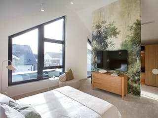 Fertighaus Musterhaus "S-Linie" Wuppertal von Danwood, Satteldach-Klassiker Innenansicht 12