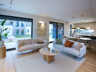 Fertighaus Musterhaus "S-Linie" Wuppertal von Danwood, Satteldach-Klassiker Innenansicht 3