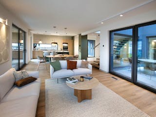 Fertighaus Musterhaus "S-Linie" Wuppertal von Danwood, Satteldach-Klassiker Innenansicht 4