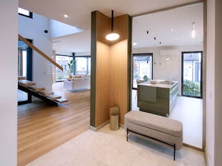 Fertighaus Musterhaus "S-Linie" Wuppertal von Danwood, Satteldach-Klassiker Innenansicht 6