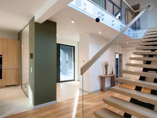 Fertighaus Musterhaus "S-Linie" Wuppertal von Danwood, Satteldach-Klassiker Innenansicht 9