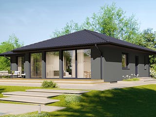 Fertighaus Next 110 W von Danwood - NEXT by Danwood Schlüsselfertig ab 382500€, Bungalow Außenansicht 2
