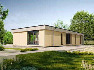 Fertighaus Next 140 F von Danwood - NEXT by Danwood Schlüsselfertig ab 469700€, Bungalow Außenansicht 1