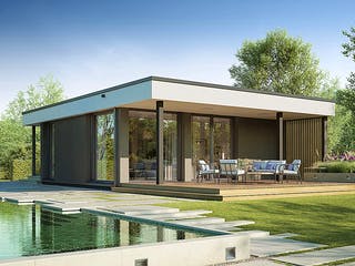 Fertighaus Next 80 FT von Danwood - NEXT by Danwood Schlüsselfertig ab 292600€, Bungalow Außenansicht 1