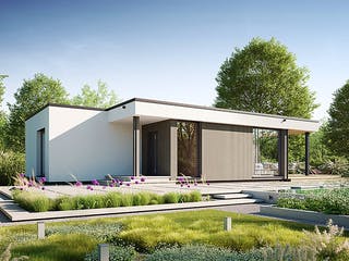 Fertighaus Next 80 FT von Danwood - NEXT by Danwood Schlüsselfertig ab 292600€, Bungalow Außenansicht 2