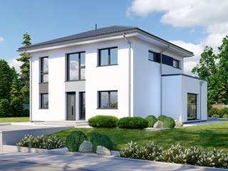 Fertighaus Park 156W von Danwood Schlüsselfertig ab 334200€, Stadtvilla Außenansicht 2