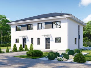Fertighaus Partner 116W von Danwood Schlüsselfertig ab 255200€, Stadtvilla Außenansicht 1