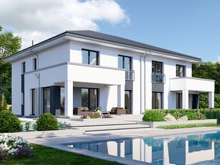 Fertighaus Partner 155W von Danwood Schlüsselfertig ab 325900€, Stadtvilla Außenansicht 1