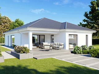 Fertighaus Perfect 120.1 von Danwood Schlüsselfertig ab 282800€, Bungalow Außenansicht 1