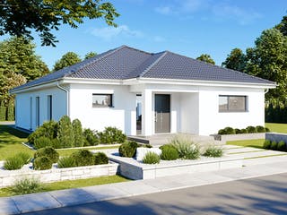 Fertighaus Perfect 120.1 von Danwood Schlüsselfertig ab 282800€, Bungalow Außenansicht 2