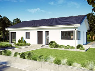 Fertighaus Perfect 95 von Danwood Schlüsselfertig ab 231500€, Bungalow Außenansicht 2