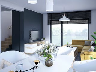 Fertighaus Point 128.1 von Danwood Schlüsselfertig ab 262200€, Satteldach-Klassiker Innenansicht 2