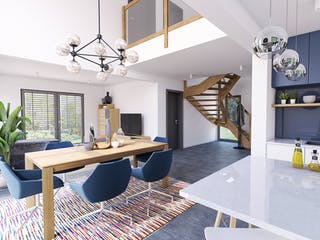 Fertighaus Point 140 von Danwood Schlüsselfertig ab 327100€, Satteldach-Klassiker Innenansicht 3