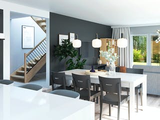 Fertighaus Point 144 von Danwood Schlüsselfertig ab 301000€, Satteldach-Klassiker Innenansicht 4