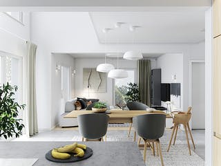 Fertighaus Point 145 von Danwood Schlüsselfertig ab 312900€, Satteldach-Klassiker Innenansicht 2