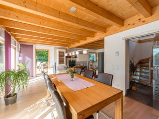 Blockhaus D152 Sum von Frammelsberger R. Ingenieur-Holzbau, Satteldach-Klassiker Innenansicht 2