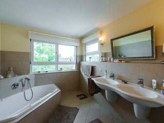 Blockhaus D243 Schmidt von Frammelsberger R. Ingenieur-Holzbau, Cubushaus Innenansicht 7