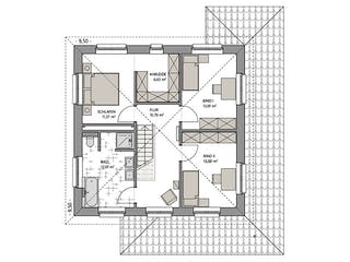 Massivhaus Stadtvilla 160 III von ECO System HAUS, Stadtvilla Grundriss 2