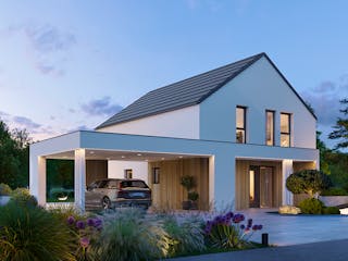 Fertighaus ELK Vision 143 von ELK Fertighaus, Satteldach-Klassiker Außenansicht 2