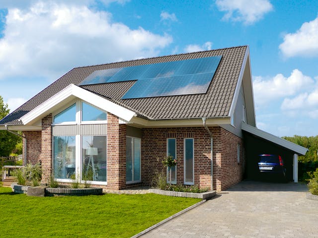 Fertighaus Engelsby von Danhaus Deutschland, Satteldach-Klassiker Außenansicht 1 Fertighaus Engelsby von Danhaus Deutschland, Satteldach-Klassiker Außenansicht 1