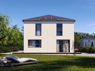 Fertighaus Bestseller Weitblick 150 von BoHolz Haus Schlüsselfertig ab 441265€, Stadtvilla Außenansicht 1