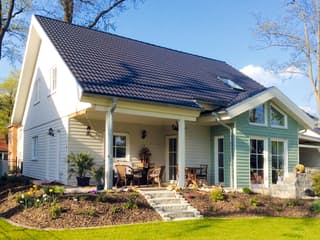 Fertighaus Fanö von Danhaus Deutschland, Satteldach-Klassiker Außenansicht 1