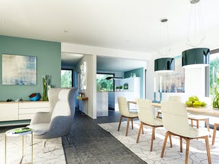 Fertighaus EVOLUTION 163 V5 von Bien-Zenker Schlüsselfertig ab 447986€, Cubushaus Innenansicht 2