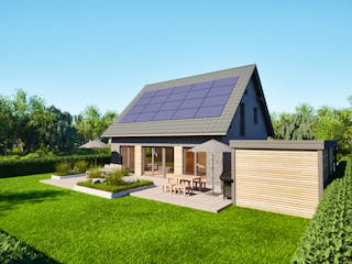 Massivhaus Entwurf NB126 von FAVORIT Massivhaus Schlüsselfertig ab 309848€, Satteldach-Klassiker Außenansicht 4