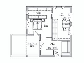 Fertighaus Bauhaus 190 von FischerHaus Schlüsselfertig ab 601920€, Cubushaus Grundriss 2