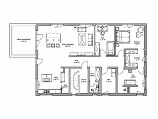 Fertighaus Bauhaus 333 von FischerHaus Schlüsselfertig ab 967032€, Cubushaus Grundriss 2