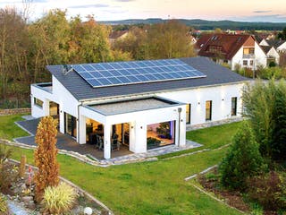 Fertighaus Bungalow 200 von FischerHaus Schlüsselfertig ab 663221€, Bungalow Außenansicht 2