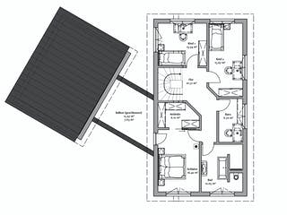 Fertighaus Modern 240 von FischerHaus Schlüsselfertig ab 696960€, Pultdachhaus Grundriss 2