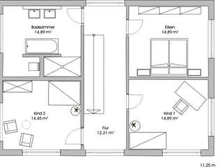 Fertighaus Modern 173 von FischerHaus Schlüsselfertig ab 502392€, Cubushaus Grundriss 2