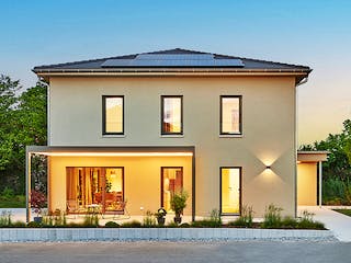 Fertighaus MH Mannheim - UrbanLife von WEISS Holzhaus Schlüsselfertig ab 466291€, Stadtvilla Außenansicht 1