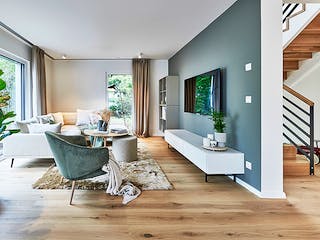 Fertighaus MH Mannheim - UrbanLife von WEISS Holzhaus Schlüsselfertig ab 466291€, Stadtvilla Innenansicht 1