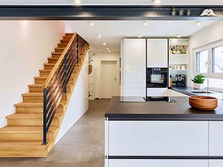 Fertighaus Haus Chmel von Fertighaus WEISS, Pultdachhaus Innenansicht 4