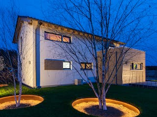 Fertighaus MH Babenhaus - TALO 110 von FingerHaus Schlüsselfertig ab 369793€, Satteldach-Klassiker Außenansicht 4