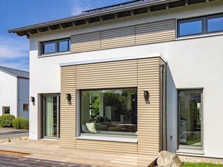 Fertighaus MH Mannheim - MEDLEY 3.0 von FingerHaus Schlüsselfertig ab 460934€, Satteldach-Klassiker Außenansicht 2