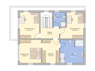 Fertighaus Freiburg von Fingerhut Haus Schlüsselfertig ab 597971€, Cubushaus Grundriss 4