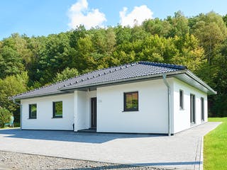 Fertighaus Carpe von Fingerhut Haus Schlüsselfertig ab 397269€, Bungalow Außenansicht 1