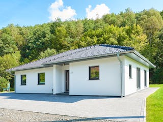 Fertighaus Carpe von Fingerhut Haus Schlüsselfertig ab 397269€, Bungalow Außenansicht 2