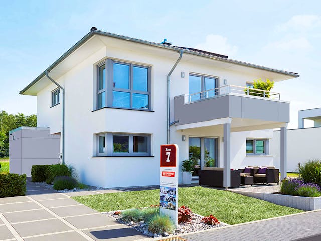 Fertighaus Köln von Fingerhut Haus Schlüsselfertig ab 572723€, Stadtvilla Außenansicht 1 Fertighaus Köln von Fingerhut Haus Schlüsselfertig ab 572723€, Stadtvilla Außenansicht 1