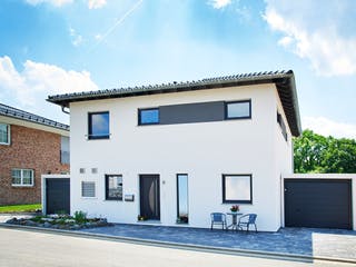 Fertighaus Komforta von Fingerhut Haus Schlüsselfertig ab 477777€, Stadtvilla Außenansicht 1