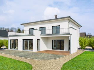 Fertighaus Komforta von Fingerhut Haus Schlüsselfertig ab 477777€, Stadtvilla Außenansicht 3
