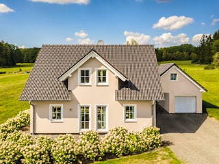 Fertighaus Lando von Fingerhut Haus Schlüsselfertig ab 436768€, Satteldach-Klassiker Außenansicht 3