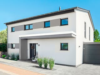 Fertighaus Ludema von Fingerhut Haus, Satteldach-Klassiker Außenansicht 2