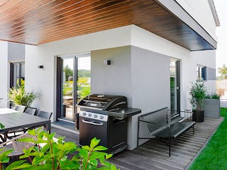 Fertighaus Ludema von Fingerhut Haus, Satteldach-Klassiker Außenansicht 5