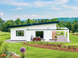 Fertighaus Nivelo von Fingerhut Haus Schlüsselfertig ab 482258€, Bungalow Außenansicht 2