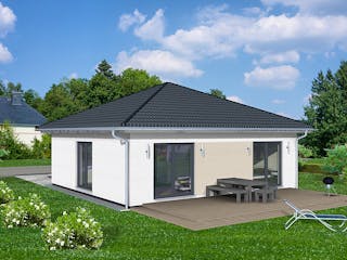 Fertighaus Pico 1 von Fingerhut Haus Schlüsselfertig ab 282934€, Bungalow Außenansicht 2